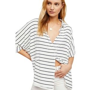 We The Free Can't Fool Me Striped Top